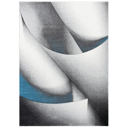 Safavieh Modern Hollywood Round Area RugGrey & Blue 6 ft.7 in. x 6 ft.7 in. HLW716M-7R